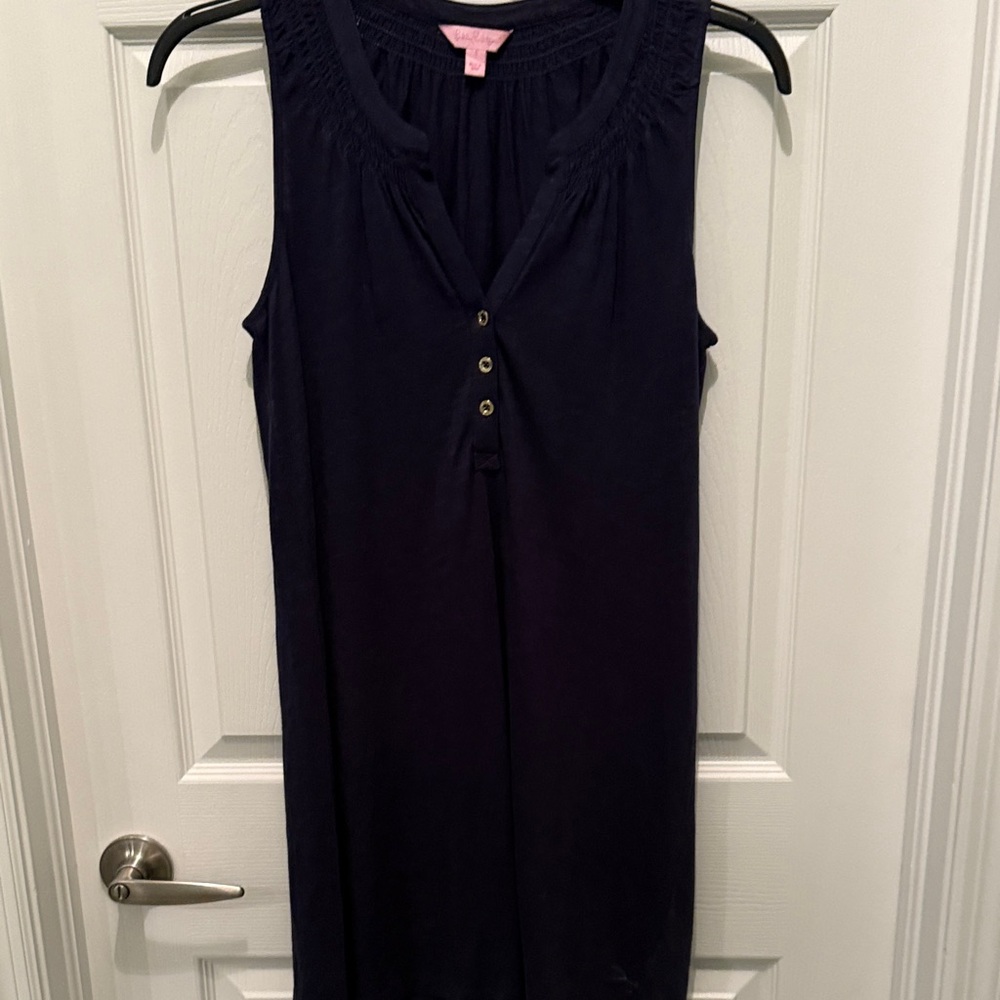 Sleeveless Navy Lilly Dress